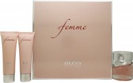 Hugo Boss Femme Gift Set 50ml EDP + 50ml Body Lotion + 50ml Shower Gel