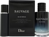 Christian Dior Sauvage Gift Set 3.4oz (100ml) EDP + 0.3oz (10ml) EDP