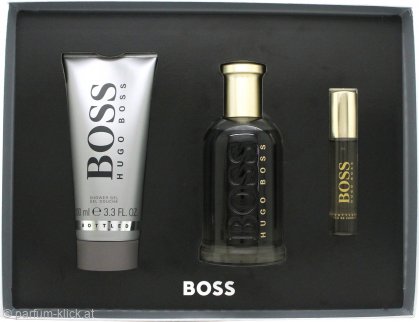 Parfum Eau ml Boss + Hugo + ml 100 EDP de 100 Bottled Duschgel Geschenkset Boss