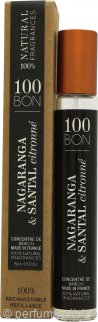 100BON Nagaranga & Santal Citronné Refillable Eau de Parfum Concentrate 15ml Spray