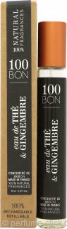 100BON Eau de Thé et Gingembre Refillable Eau de Parfum Concentrate 0.5oz (15ml) Spray