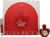 Nina Ricci Nina Rouge Gift Set 50ml EDT + 2.5g Jumbo Lipstick Matte
