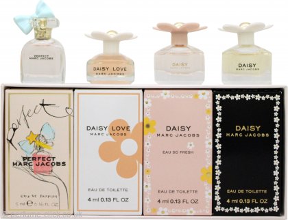 Marc Jacobs Miniatures for Women Gift Set 4ml Daisy EDT + 5ml Perfect ...