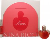 Nina Ricci Nina Gavesett 50ml EDT + 2,5g Its Leppestift - Iconic Pink