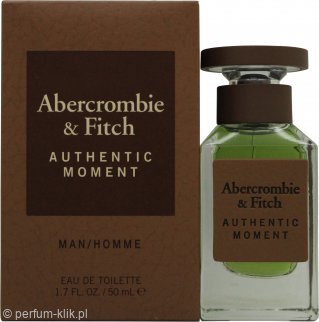 abercrombie & fitch authentic moment man woda toaletowa 50 ml   