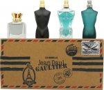 Jean Paul Gaultier Miniatures for Him Gift Set 7ml Le Male EDT + 7ml Le Beau EDT + 7ml Scandal Pour Homme EDT + 7ml Le Male Le Parfum EDP
