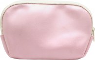 Bags Unlimited Shimmer Small Zip Pouch - Pink White