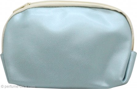 Bags Unlimited Shimmer Small Zip Pouch - Blue White