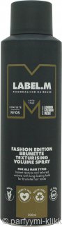 Label.m Fashion Edition Brunette Texturising Volume Spray 200ml