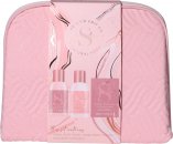 The Kind Edit Co. Signature Cosmetic Bag Gift Set 100ml Body Wash + 100ml Body Lotion + 100g Bath Crystals + Bag