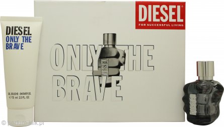 diesel only the brave woda toaletowa 35 ml   zestaw