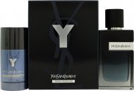 Yves Saint Laurent Y Eau de Parfum Gavesæt 100ml EDP + 75g Deodorant Stick