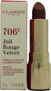 Clarins Joli Rouge Velvet Lipstick 3.5g - 706V Fig