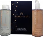 Lancaster 2 Step Cleansing Routine Gift Set 400ml Refreshing Express Cleanser + 400ml Softening Perfect Toner