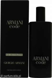 giorgio armani armani code woda toaletowa 15 ml   