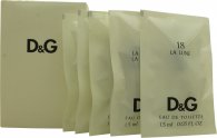 Dolce & Gabbana The Collection Gift Set 5 x 1.5ml (1 + 3 + 6 + 10 + 18)