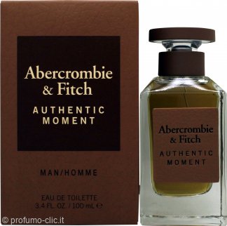 Abercrombie & Fitch Authentic Moment Man Eau de Toilette 100ml Spray