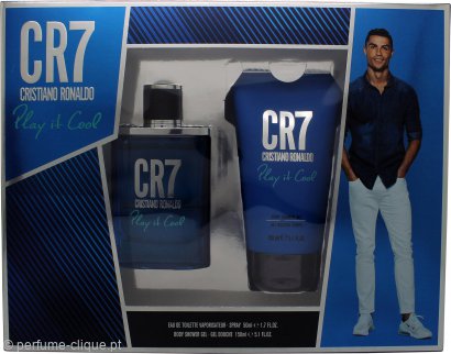 Cristiano Ronaldo CR7 Play It Cool Gift Set 50ml EDT Spray + 150ml Shower  Gel