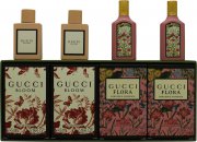 Gucci Miniature Gift Set 2 x 5ml Bloom EDP + 2 x 5ml Flora EDP
