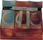 Ghost Mini Cracker Collection 0.3oz (10ml) Orb of Night EDP + 0.3oz (10ml) Deep Night EDT + 0.2oz (5ml) Ghost EDT + 3 Scrunchies