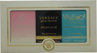 Versace Miniatures for Her Geschenkset 5ml Bright Crystal EDT + 5ml Dylan Blue EDP + 5ml  Dylan Turquoise EDT