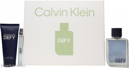 calvin klein defy woda toaletowa 100 ml   zestaw