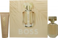 Click to view product details and reviews for Hugo boss the scent for her gift set 50ml edp 75ml body lotion.