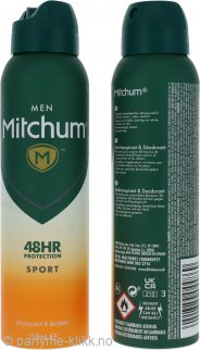 Mitchum Men Sport 48HR Protection Deodorant Spray 150ml Spray