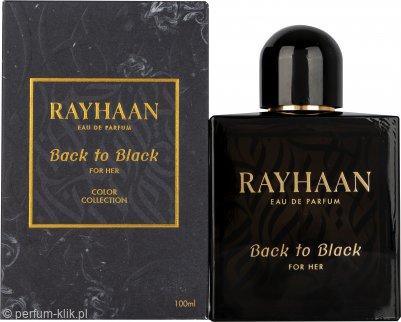 rayhaan back to black woda perfumowana 100 ml   