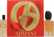 Photos - Women's Fragrance Armani Giorgio  SÌ Eau De Parfum Intense Gift Set 50ml EDP + 15ml EDP 