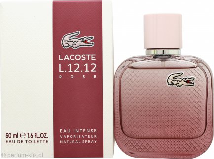 lacoste l.12.12 rose eau intense woda toaletowa 50 ml   