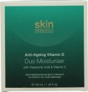 Skin research anti ageing vitamin d with hyaluronic acid vitamin c duo moisturiser 50ml