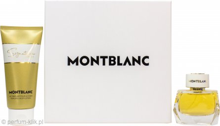 montblanc signature absolue woda perfumowana 50 ml   zestaw