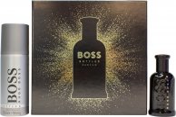 Click to view product details and reviews for Hugo boss boss bottled parfum gift set 50ml edp 150ml deodorant spray.