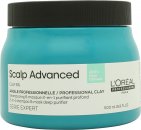 Photos - Hair Product LOreal L'Oréal Scalp Advanced Anti-Oiliness 2-In-1 Deep Purifier Clay 500ml 