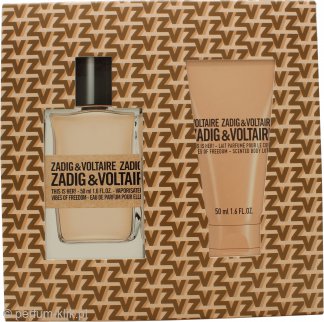 zadig & voltaire this is her! vibes of freedom woda perfumowana 50 ml   zestaw