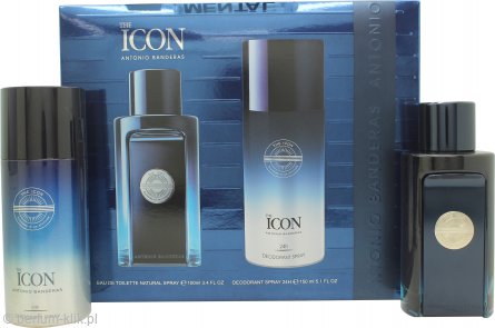 antonio banderas the icon for men woda toaletowa 100 ml   zestaw