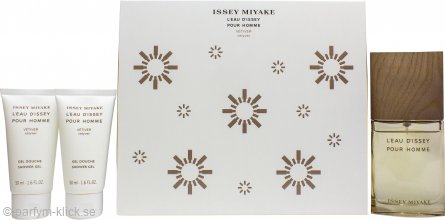 Issey Miyake L’Eau d’Issey pour Homme Vétiver Gift Set 50ml EDT + 2 x 50ml Shower Gel