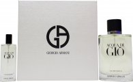 Click to view product details and reviews for Giorgio armani acqua di gio homme gift set 100ml edp 15ml edp.