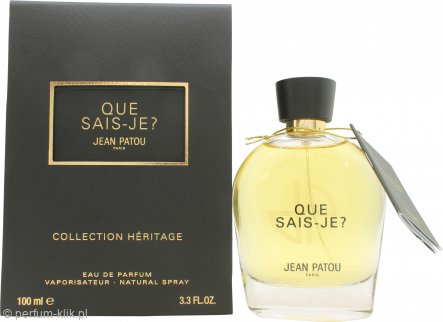 jean patou que sais-je? woda perfumowana 100 ml    