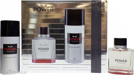 antonio banderas power of seduction woda toaletowa 100 ml   zestaw