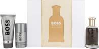 Hugo boss boss bottled eau de parfum gift set 100ml edp 100ml shower gel 75g deodorant stick