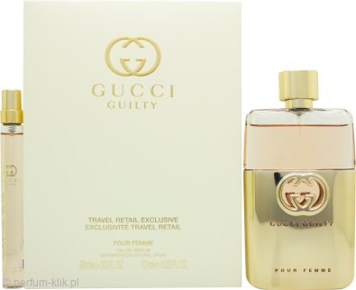 gucci guilty woda perfumowana 90 ml   zestaw 