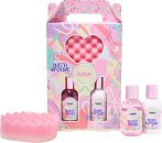 The kind edit co bubble boutique lather soak gift set 100ml body wash 100ml body lotion sponge