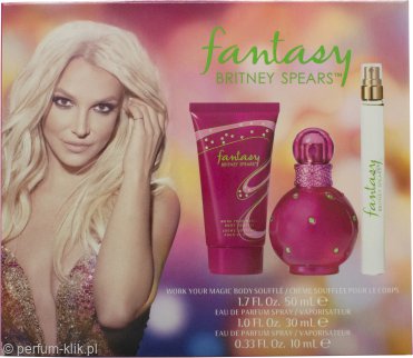 britney spears fantasy woda perfumowana 30 ml   zestaw