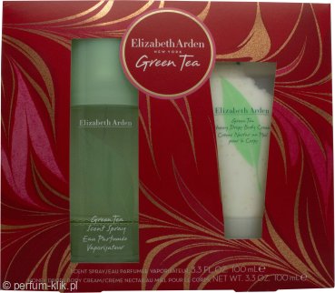 elizabeth arden green tea woda perfumowana 100 ml   zestaw