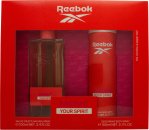 Reebok Move Your Spirit Women Gift Set 100ml EDT + 150ml Body Spray