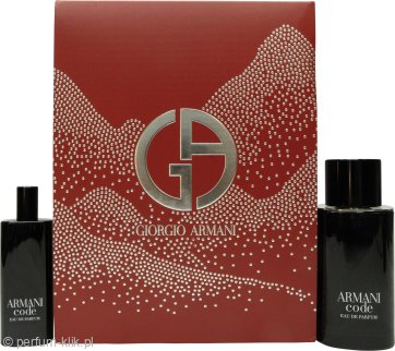 giorgio armani armani code woda perfumowana 75 ml   zestaw