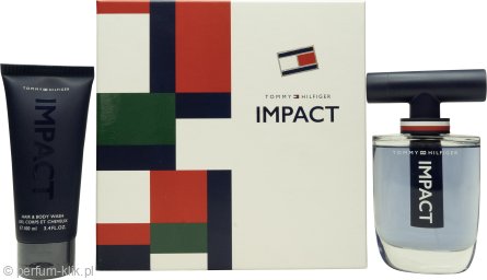 tommy hilfiger impact woda toaletowa 100 ml   zestaw