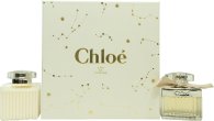 Click to view product details and reviews for Chloé gift set 50ml edp 100ml body lotion.